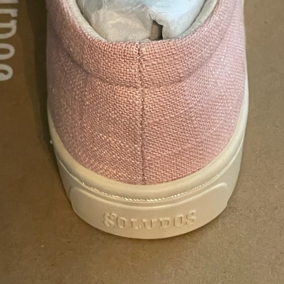 New!! Soludos Ciao Bella Slip-On Sneaker Dusty Rose - Picture 6 of 9